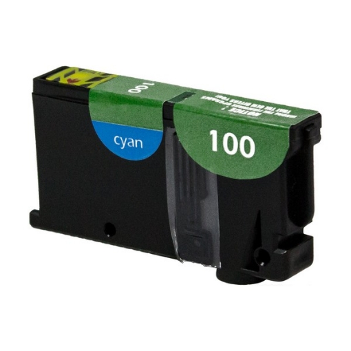 Picture of Remanufactured 14N1054 (Lexmark #100XL) Cyan Inkjet Cartridge (200 Yield)