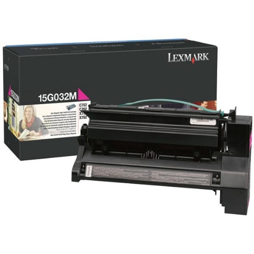 Picture of Lexmark 15G032M OEM Magenta Print Cartridge