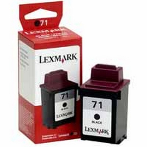 Picture of Lexmark 15M2971 (Lexmark #71) OEM Black Inkjet Cartridge