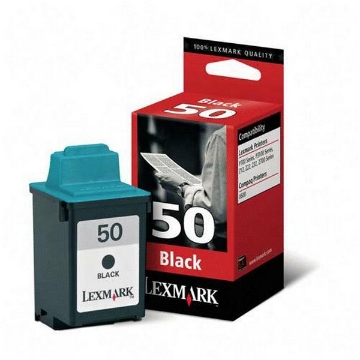Show details for Lexmark 17G0050 (Lexmark #50) OEM Black Inkjet Cartridge Picture of Lexmark 17G0050 (Lexmark #50) OEM Black Inkjet Cartridge