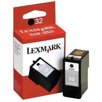 Show details for Lexmark 18C0032 (Lexmark #32) OEM Black Inkjet Cartridge Picture of Lexmark 18C0032 (Lexmark #32) OEM Black Inkjet Cartridge