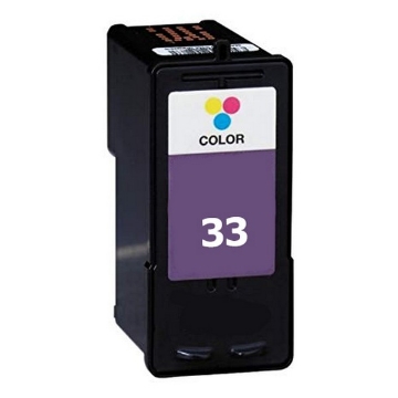 Show details for Remanufactured 18C0033 (Lexmark #33) Lexmark Tri-Color Inkjet Cartridge Picture of Remanufactured 18C0033 (Lexmark #33) Lexmark Tri-Color Inkjet Cartridge