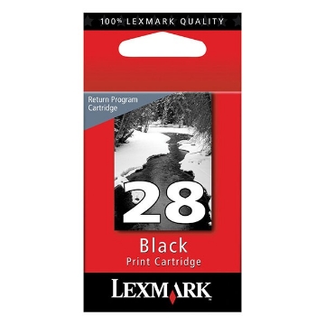 Show details for Lexmark 18C1428 (Lexmark #28) OEM Black Inkjet Cartridge Picture of Lexmark 18C1428 (Lexmark #28) OEM Black Inkjet Cartridge