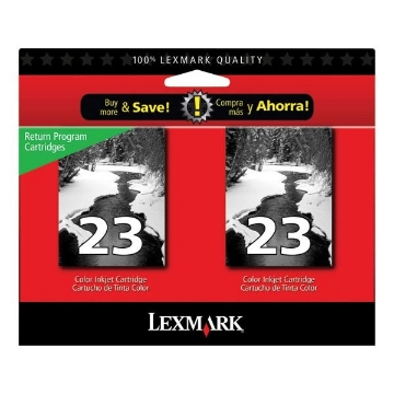 Show details for Lexmark 18C1523 (Lexmark #23) OEM Black Inkjet Cartridge Picture of Lexmark 18C1523 (Lexmark #23) OEM Black Inkjet Cartridge