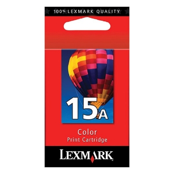 Show details for Lexmark 18C2100 (Lexmark #15) OEM Tri-Color Inkjet Cartridge Picture of Lexmark 18C2100 (Lexmark #15) OEM Tri-Color Inkjet Cartridge