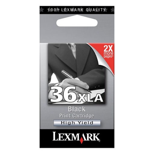 Picture of Lexmark 18C2190 (Lexmark #36XL) OEM High Yield Black Inkjet Cartridge