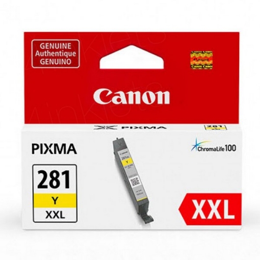 Picture of Canon 1982C001 (CLI-281XXLY) OEM Super High Yield Yellow Ink Tank