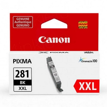 Show details for Canon 1983C001 (CLI-281XXLBK) OEM Super High Yield Black Ink Tank Picture of Canon 1983C001 (CLI-281XXLBK) OEM Super High Yield Black Ink Tank