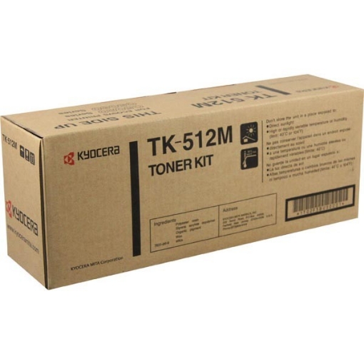 Picture of Kyocera Mita 1T02F3BUS0 (TK-512M) Magenta Toner (8000 Yield)