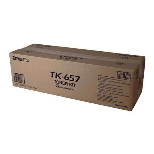 Picture of Kyocera Mita 1T02FB0US0 (TK-657) OEM Black Toner Cartridge