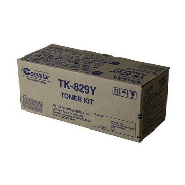 Show details for Copystar 1T02FZACS0 (TK-829Y) OEM Yellow Toner Cartridge Picture of Copystar 1T02FZACS0 (TK-829Y) OEM Yellow Toner Cartridge