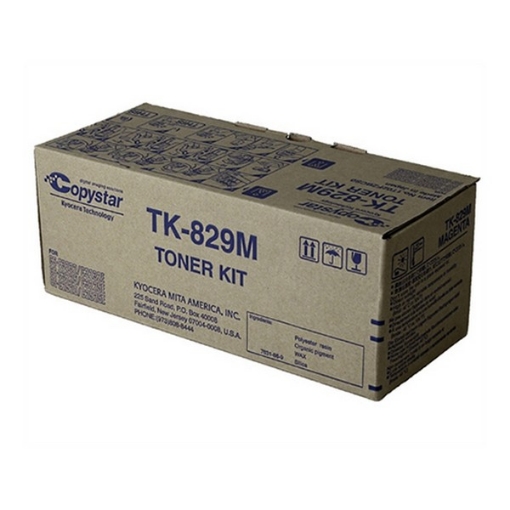 Picture of Copystar 1T02FZBCS0 (TK-829M) OEM Magenta Toner Cartridge