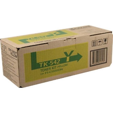 Show details for Kyocera Mita 1T02HLAUS0 (TK-542Y) Yellow Toner Cartridge (4000 Yield) Picture of Kyocera Mita 1T02HLAUS0 (TK-542Y) Yellow Toner Cartridge (4000 Yield)