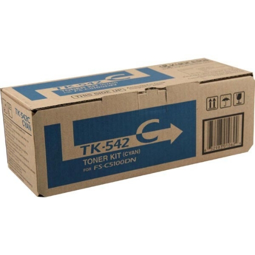 Picture of Kyocera Mita 1T02HLCUS0 (TK-542C) Cyan Toner Cartridge (4000 Yield)