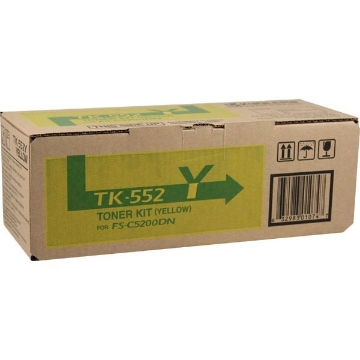 Show details for Kyocera Mita 1T02HMAUS0 (TK-552Y) OEM Yellow Toner Cartridge Picture of Kyocera Mita 1T02HMAUS0 (TK-552Y) OEM Yellow Toner Cartridge