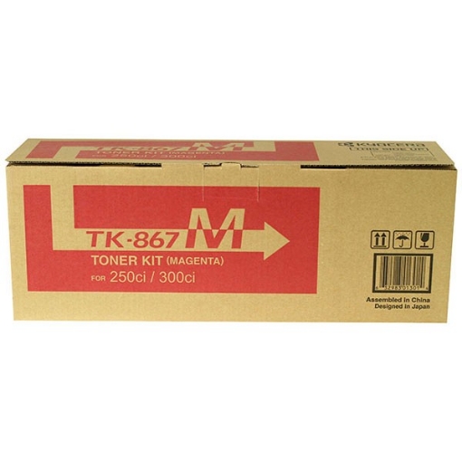 Picture of Kyocera Mita 1T02JZBUS0 (TK-867M) OEM Magenta Toner Cartridge