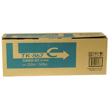 Show details for Kyocera Mita 1T02JZCUS0 (TK-867C) OEM Cyan Toner Cartridge Picture of Kyocera Mita 1T02JZCUS0 (TK-867C) OEM Cyan Toner Cartridge