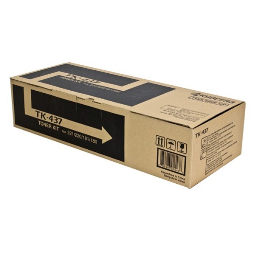 Picture of Kyocera Mita 1T02KH0US0 (TK-437) Black Toner Cartridge (15000 Yield)