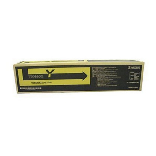 Picture of Kyocera Mita 1T02MNAUS0 (TK-8602Y) OEM Yellow Toner Cartridge