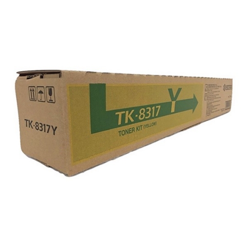 Picture of Kyocera Mita 1T02MVAUS0 (TK-8317Y) OEM Yellow Toner Cartridge