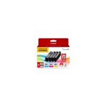 Show details for Canon 2021C006 (PGI280XL, CLI281) OEM Ink Cartridges + paper Combo Pack Picture of Canon 2021C006 (PGI280XL, CLI281) OEM Ink Cartridges + paper Combo Pack