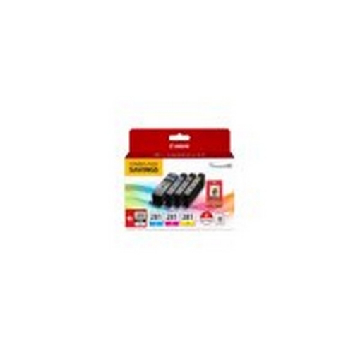 Picture of Canon 2021C006 (PGI280XL, CLI281) OEM Ink Cartridges + paper Combo Pack