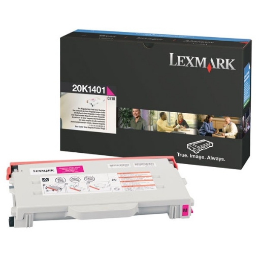 Picture of Lexmark 20K1401 OEM Yellow Toner Cartridge