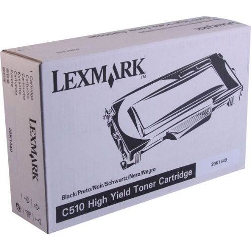 Picture of Lexmark 20K1440 OEM High Yield Black Toner Printer Cartridge