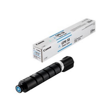 Show details for Canon 2183C003AA (GPR-58C) OEM Cyan Toner Cartridge Picture of Canon 2183C003AA (GPR-58C) OEM Cyan Toner Cartridge