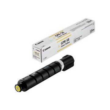 Show details for Canon 2185C003AA (GPR-58Y) OEM Yellow Toner Cartridge Picture of Canon 2185C003AA (GPR-58Y) OEM Yellow Toner Cartridge
