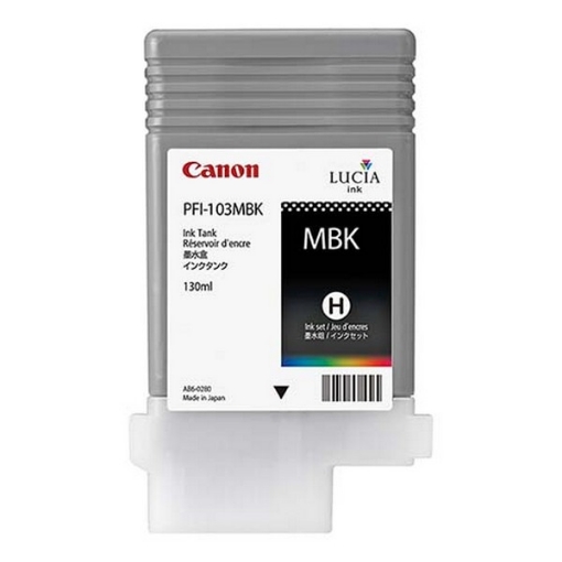 Picture of Canon 2211B001AA (PFI-103MBK) OEM Matte Black Pigment Inkjet Cartridge