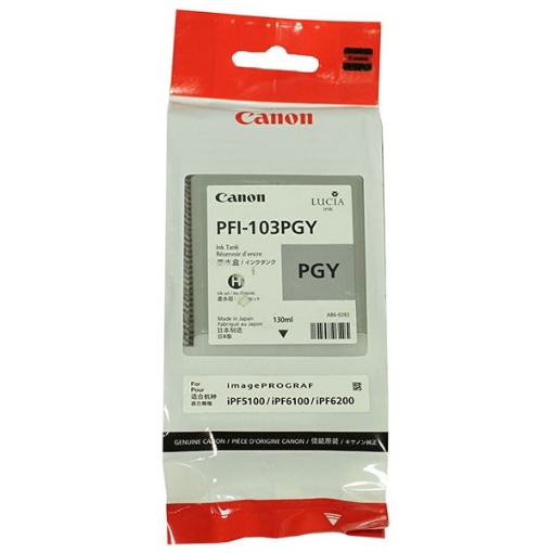 Picture of Canon 2214B001AA (PFI-103PGY) OEM Photo Gray Pigment Inkjet Cartridge