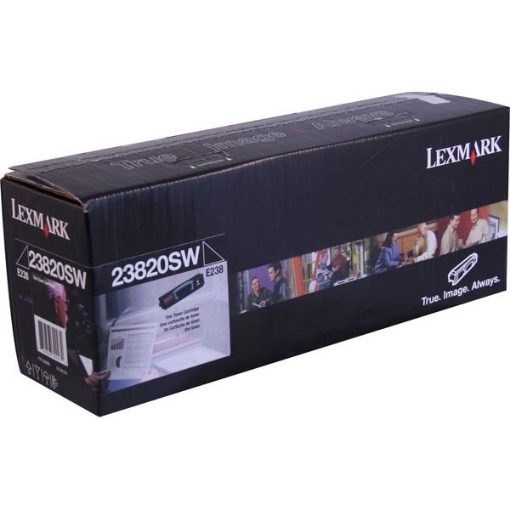 Picture of Lexmark 23820SW OEM Black Laser Toner Cartridge