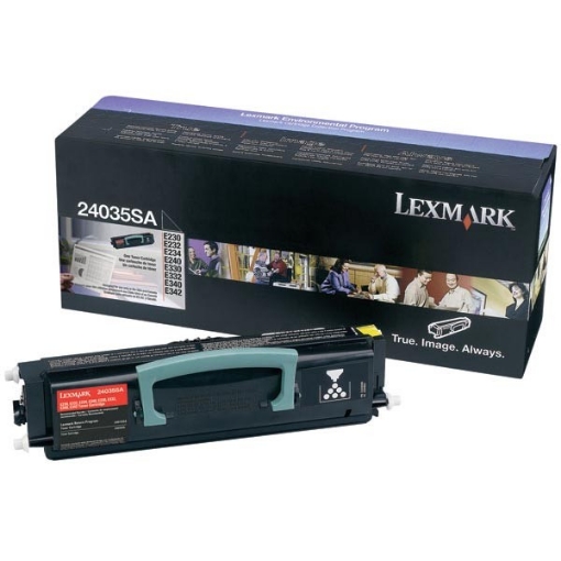 Picture of Lexmark 24035SA OEM Black Toner Cartridge