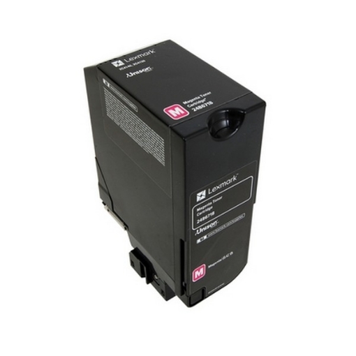 Picture of Lexmark 24B6718 OEM Magenta Laser Toner Cartridge