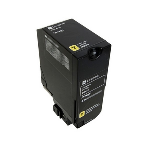 Picture of Lexmark 24B6719 OEM Yellow Laser Toner Cartridge