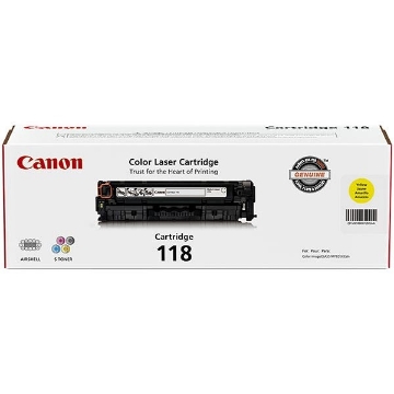 Show details for Canon 2659B001AA (Canon 118) OEM Yellow Laser Toner Cartridge Picture of Canon 2659B001AA (Canon 118) OEM Yellow Laser Toner Cartridge
