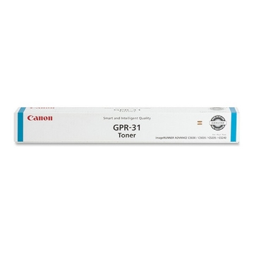 Show details for Canon 2794B003AA (GPR-31C) Cyan Toner Cartridge (27000 Yield) Picture of Canon 2794B003AA (GPR-31C) Cyan Toner Cartridge (27000 Yield)