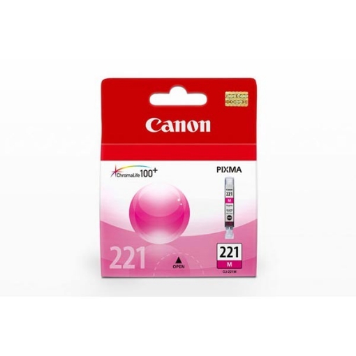 Picture of Canon 2948B001 (CLI-221M) OEM Magenta Inkjet Cartridge