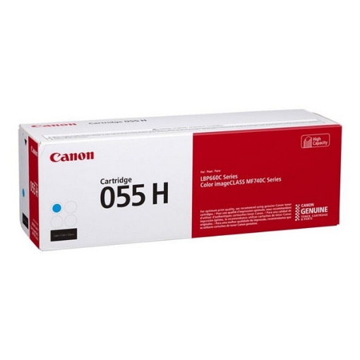 Picture of Canon 3019C001AA (Cartridge 055H) High Yield Cyan Toner Cartridge (5900 Yield)