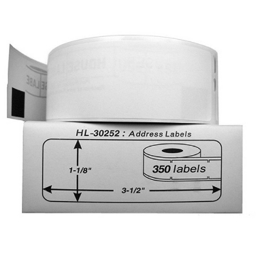 Show details for Premium 30252 Compatible DYMO Black on White Shipping Labels (300 pcs) Picture of Premium 30252 Compatible DYMO Black on White Shipping Labels (300 pcs)