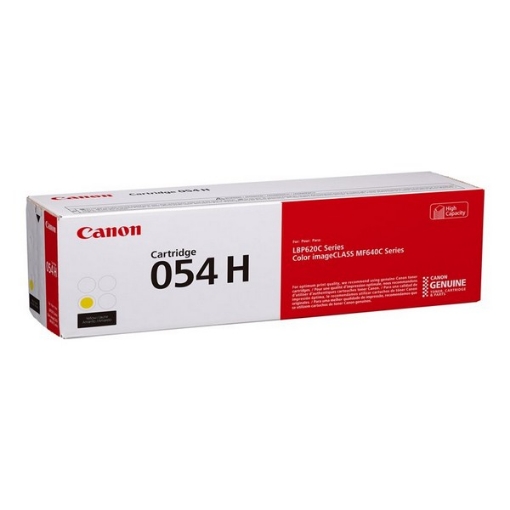 Picture of Canon 3025C001 (Cartridge 054HY) OEM High Yield Yellow Toner Cartridge