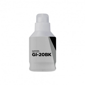 Show details for Compatible 3383C001 (GI-20Bk) Black Pigment Ink Bottle (6000 Yield) Picture of Compatible 3383C001 (GI-20Bk) Black Pigment Ink Bottle (6000 Yield)