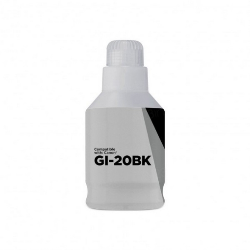 Picture of Compatible 3383C001 (GI-20Bk) Black Pigment Ink Bottle (6000 Yield)