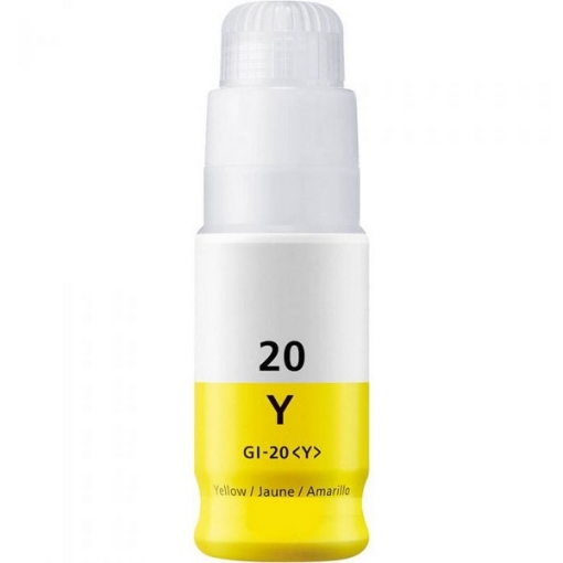 Picture of Premium 3396C001 (GI-20Y) Compatible Canon Yellow Dye Ink Bottle