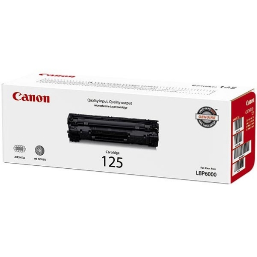 Picture of Canon 3484B001AA (CRG-125BK) Black Toner Cartridge (2 pk) (1600 Yield)