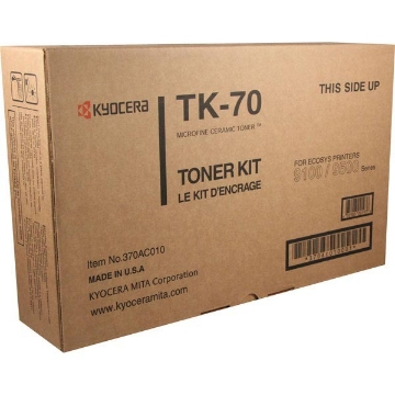 Show details for Kyocera Mita 370AC010 (TK-70H) OEM Black Toner Cartridge Picture of Kyocera Mita 370AC010 (TK-70H) OEM Black Toner Cartridge