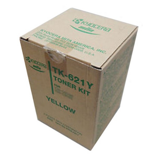 Picture of Kyocera Mita 370AJ311 (TK-621Y) OEM Yellow Toner Cartridge