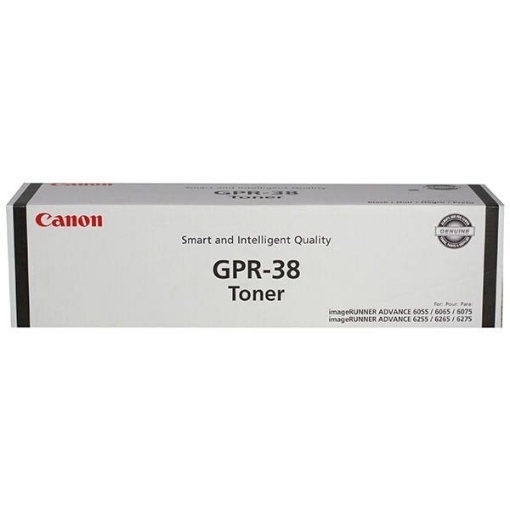 Picture of Canon 3766B003AA (GPR-38BK) OEM Black Toner Cartridge