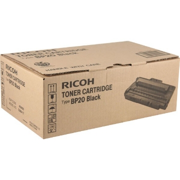 Show details for Ricoh 402455 (Type BP20) OEM Black Laser Toner Cartridge Picture of Ricoh 402455 (Type BP20) OEM Black Laser Toner Cartridge